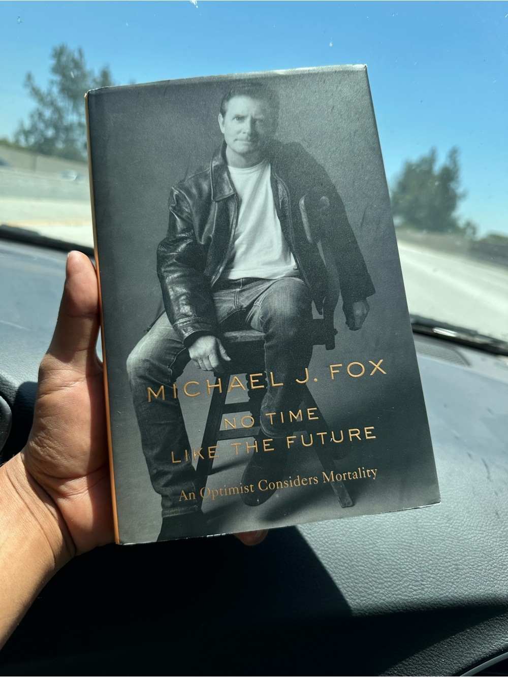 Michael J. Fox "No Time Like the Future" Hardcover - Black & Gold